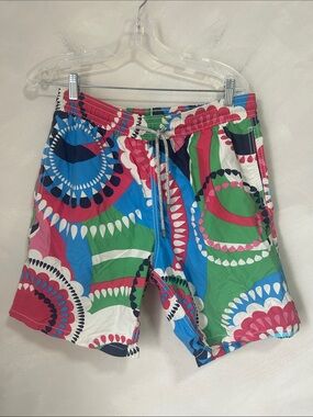 Vilebrequin swim shorts swim trunks board shorts abstract size L
